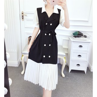 ORDER Đầm vest phối dập li cao cấp (ẢNH THẬT CUỐI)