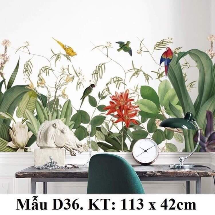Decal bóc dán từng chi tiết - Mẫu thiên nhiên