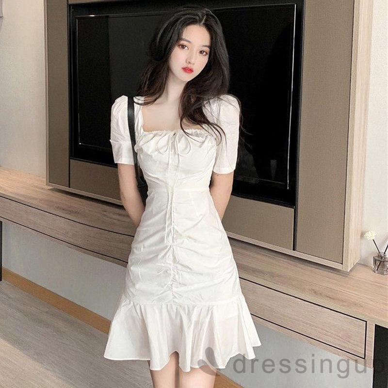 Đầm Đuôi Cá Tay Ngắn Thời Trang Dành Cho Nữ | BigBuy360 - bigbuy360.vn