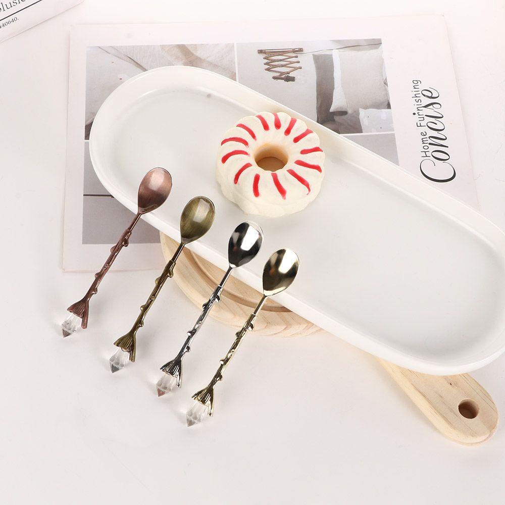 YIYU Muỗng Khuấy Cà Phê Hình Nhánh Cây Dễ Thương