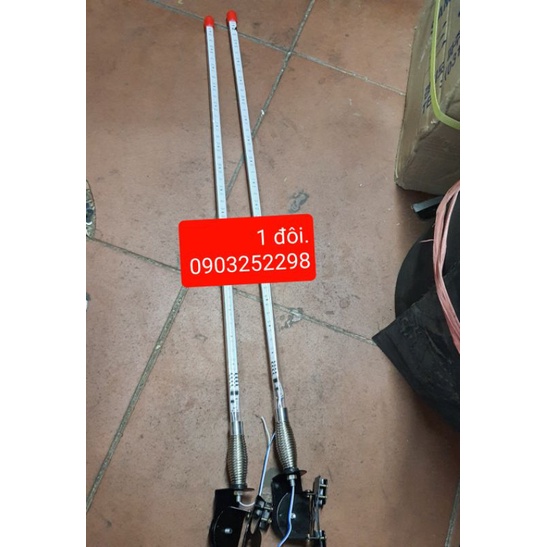 Đôi ăng ten nháy chạy 36 kiểu tự động 12v 24v trang trí xe cực đẹp