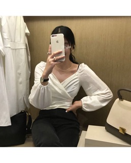 Áo Nhung tay phồng QC 🌸