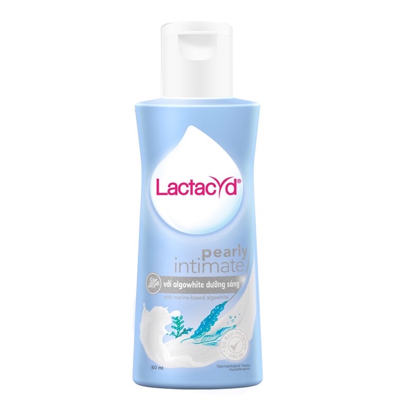 Dung dịch vệ sinh Lactacyd làm sáng da vùng kín Pearly 60ml