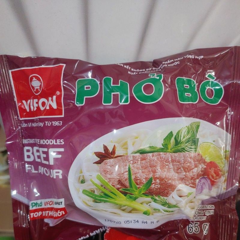 Phở bò Vifon gói 65g