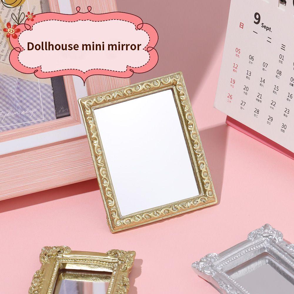 Gương Trang Trí Nhà Búp Bê Mini Xinh Xắn