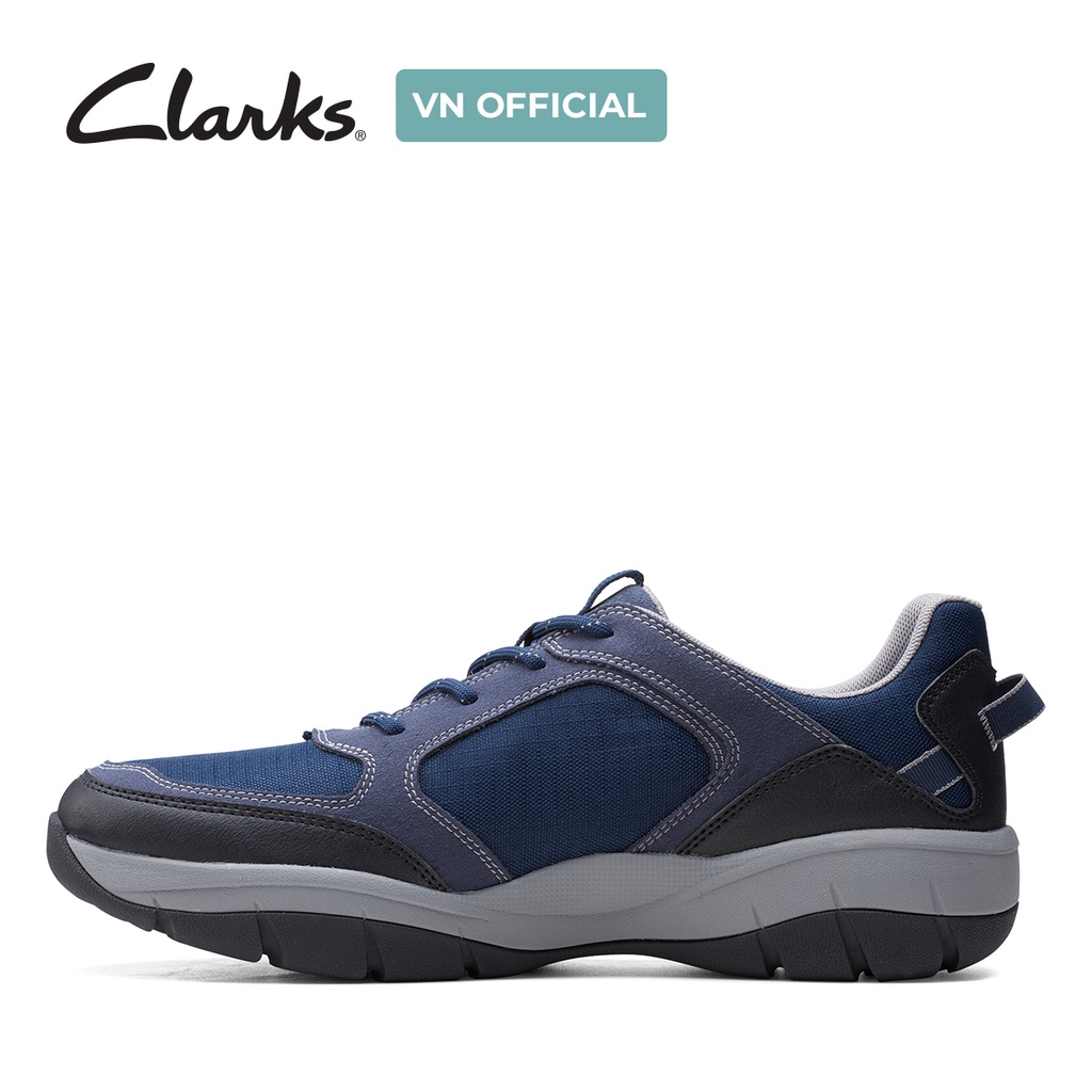 Giày buộc dây nam CLARKS Ervin Lace màu Xanh