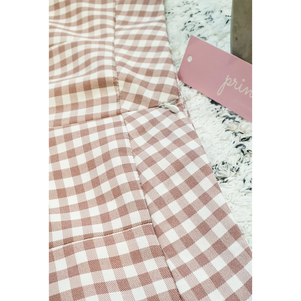 PRINCESS_ẢNH THẬT_CHÂN VÁY CHỮ A XÒE CARO CHẤT SIÊU ĐẸP | BigBuy360 - bigbuy360.vn