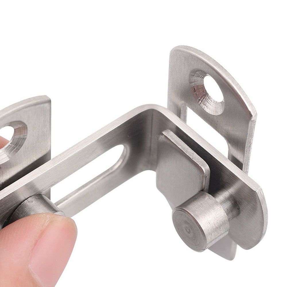 Chốt Cửa Dạng Kéo 90 Độ Bằng Thép Không Gỉ Tiện Dụng