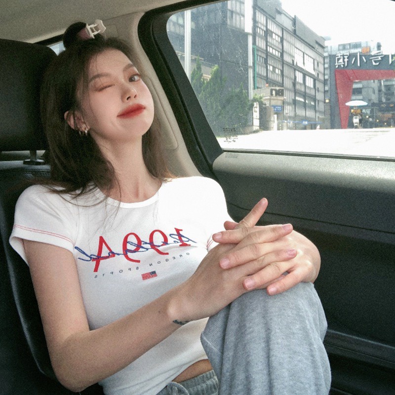 [ ẢNH THẬT + VIDEO ] Áo thun body 1994 Chất cotton co giãn tốt, from ôm tôn dáng