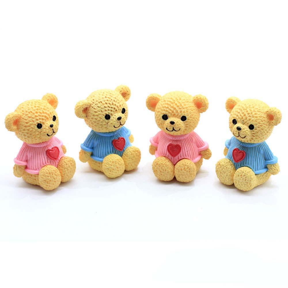 NICKOLAS Mô Hình Chú Gấu Dễ Thương Dùng Trang Trí Vườn DIY