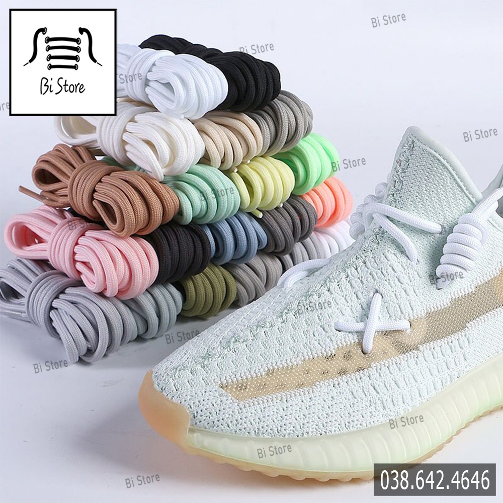 Dây giày tròn Yeezy, Balenciaga, MLB,... phù hợp với các loại giày thể thao