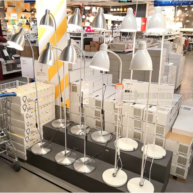 Đèn cây màu trắng LERSTA IKEA
