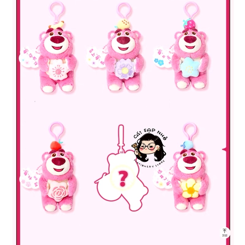 Hộp ngạc nhiên blindbox gấu dâu Lotso thơm mùi dâu hot trend 2022 🍓