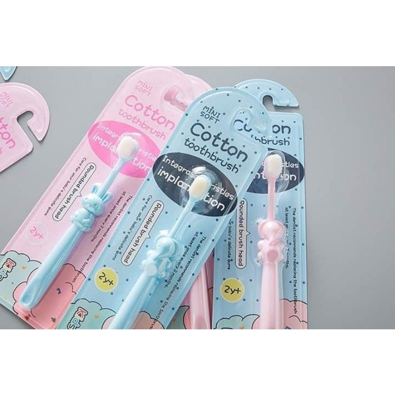 BÀN CHẢI ĐÁNH RĂNG CHO BÉ, BÀN CHẢI LÔNG TƠ CHO TRẺ 1-4 TUỔI