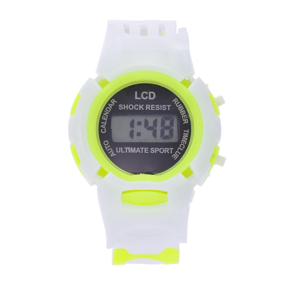 Đồng hồ trẻ em điện tử LCD thông minh đẹp Shock Resist DH75;