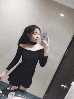 xả hàng áo chocker mặc ôm sát tôn dáng đẹp