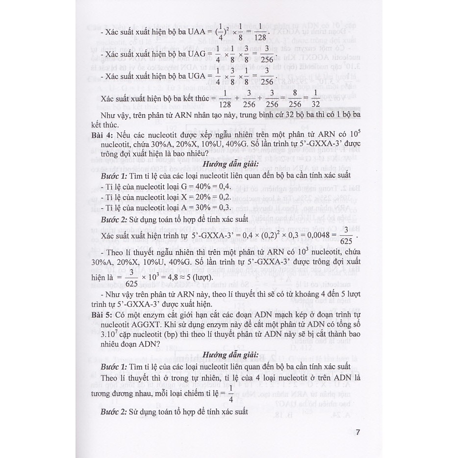 Sách - Phương pháp giải toán Xác suất Sinh học (Tái bản 2)