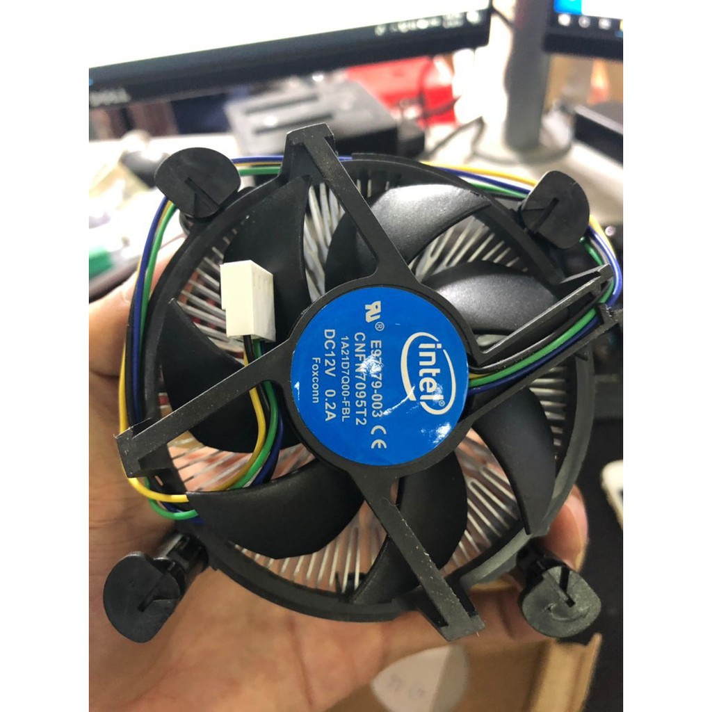 Quạt tản nhiệt cpu Intel, fan tản nhiệt intel nhôm, đồng gắn cho socket 1156, 1155, 1150, 1151