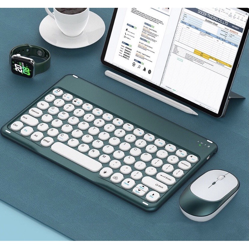 Bàn phím Bluetooth không dây 10 inch trọng lượng nhẹ cho điện thoại / iPad nhiều màu sắc tùy chọn | TEN BAG