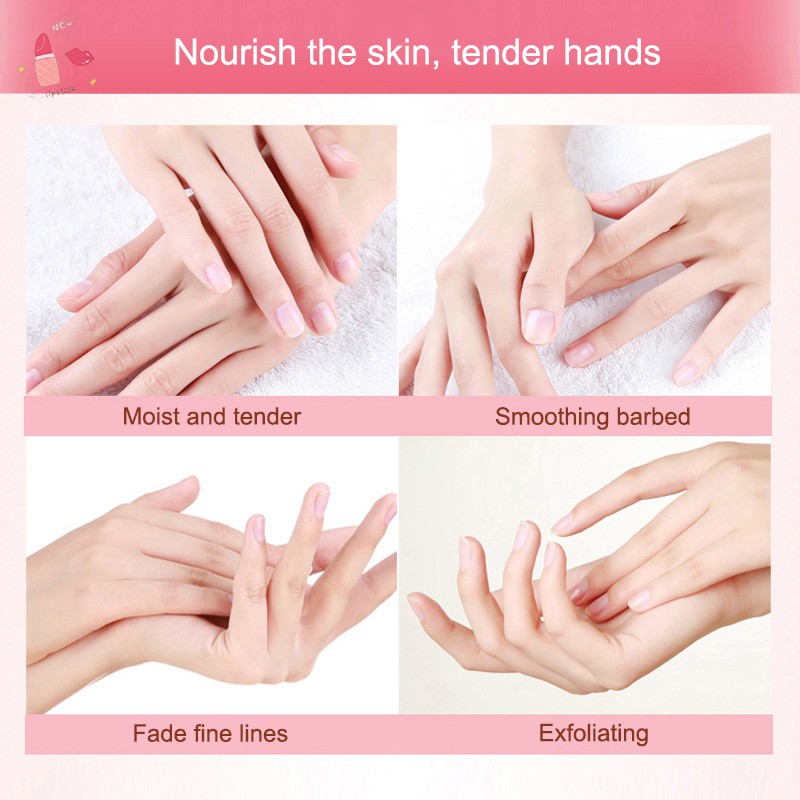 [Hàng mới về] Mặt nạ tay dạng lột chiết xuất hoa hồng dưỡng ẩm trắng da và tẩy da chết | BigBuy360 - bigbuy360.vn