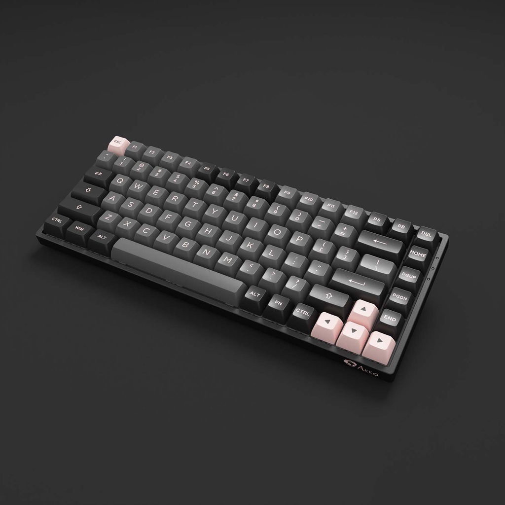 Bàn phím cơ AKKO 3084 v2 ASA – Black Pink- Cam Kết Chính Hãng