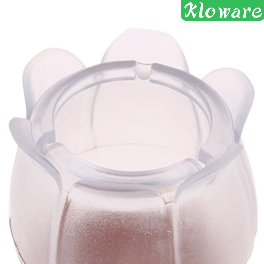 Set 10 Miếng Lót Chân Ghế / Đồ Nội Thất Trong Suốt Tiện Dụng