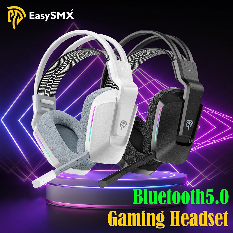 VN EasySMX V07W Bluetooth Headphones Wireless Gaming Headset,Ultra-low latency Headphone For PC,Smartphone,PS4,PS5,Nintendo Switch/phone