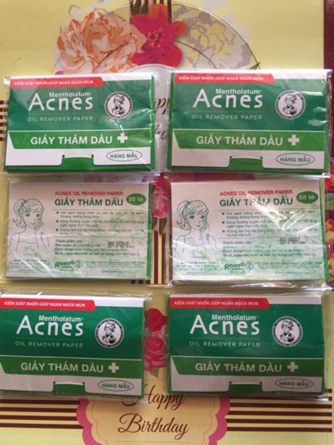 Giấy thấm dầu Acnes 100 tờ hoặc 50 tờ