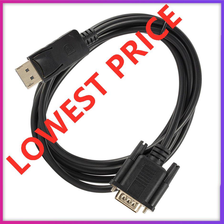 【giao hàng hôm nay>>>Displayport To Vga Converter Dp Male To Vga Cable Adapter 1080P Display Port