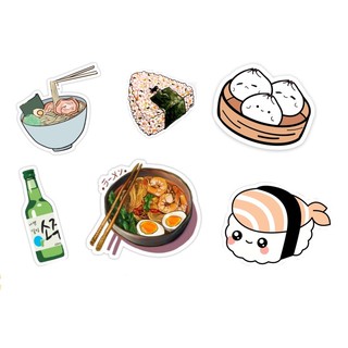 sticker đồ ăn hàn