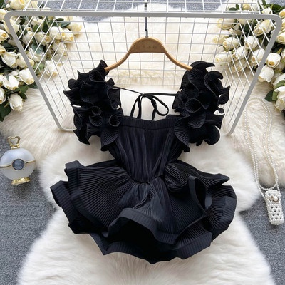 Áo xếp ly tay bèo hàng loại đẹp y hình  300822