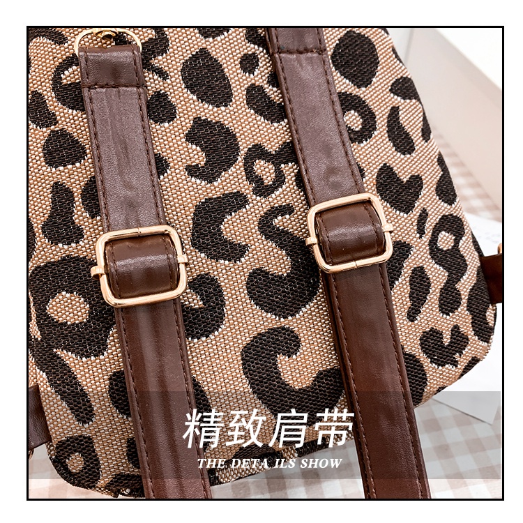 Ba lô JASMIN NOIR dáng vuông nhỏ in họa tiết thời trang cho nữ