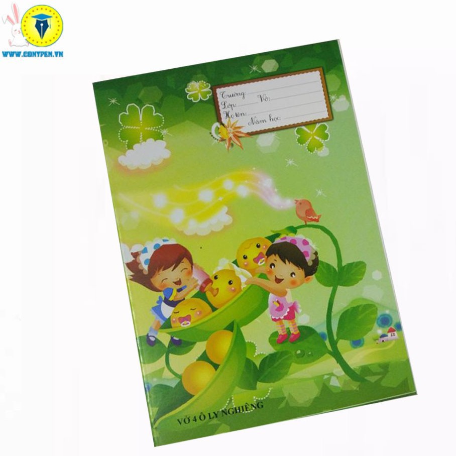 Vở ô li nghiêng Ánh Dương - 4 Ô Ly