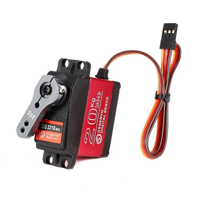 Động Cơ Servo Kỹ Thuật Số Không Lõi 20kg Hv 6 8V Bằng Đồng + Nhôm