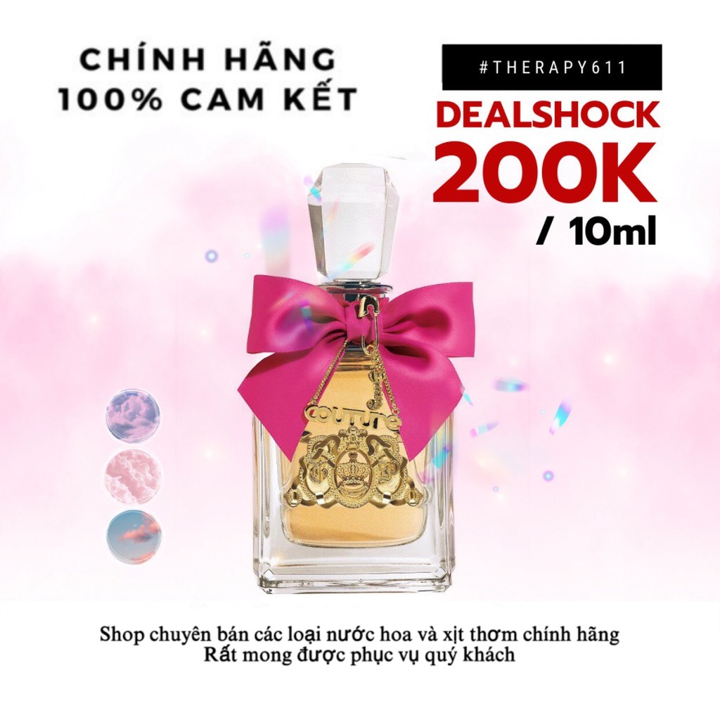 [𝗦𝗔𝗟𝗘]..::✨ Nước hoa Juicy Couture Viva La Juicy  EDP Spray / Chuản authentic ()✨::..