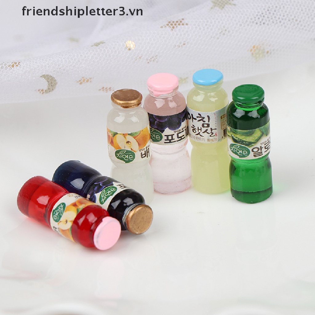 Set 5 Bình Nước Mini Tỉ Lệ 1: 12 Cho Búp Bê