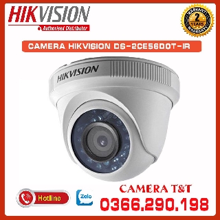 Combo 2 Camera Hikvision: 16D0T-IRP và 56D0T-IRP. Mỗi camera tặng 15m dây liền nguồn đúc sẵn