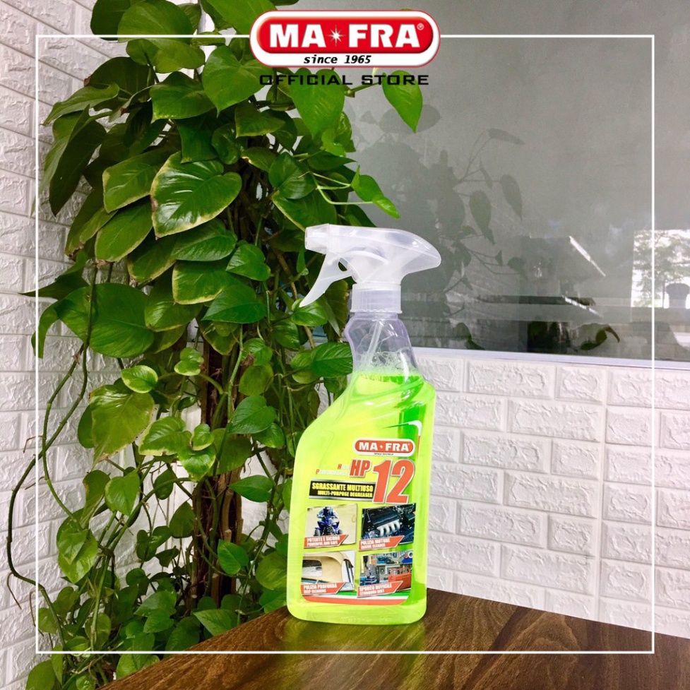 Dung dịch tẩy rửa khoang máy tẩy dầu mỡ đa năng Mafra HP12 (1 lít)- ITALY