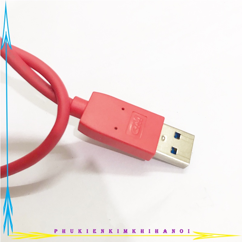 RED Cáp di động 3.0 WD đầu tròn dài 45 màu đỏ | BigBuy360 - bigbuy360.vn
