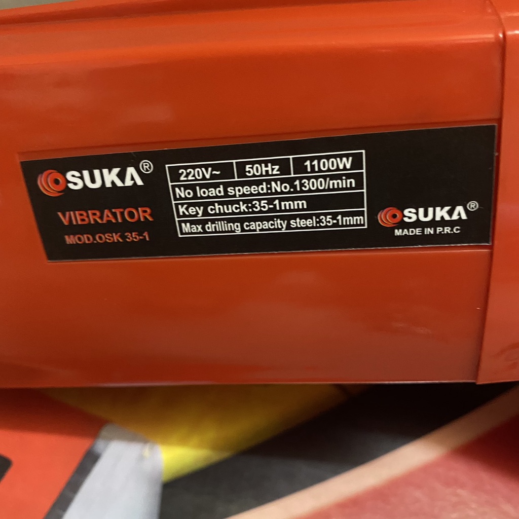 Máy đầm dùi bê tông - máy đầm gà bê tông osuka 1100w