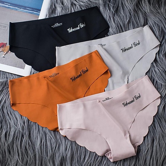 Quần Lót Nữ, Quần Lót Đúc Su Viền Sóng 1028 không lộ đường may - Mã QL 1028