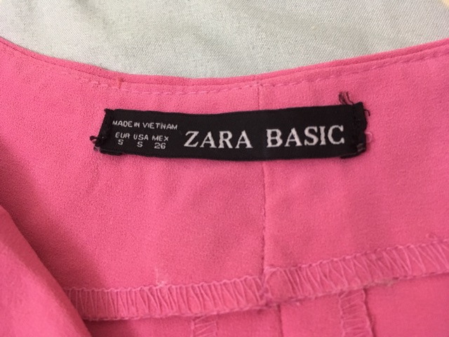 Đầm Zara Basic cỡ S tay lỡ xuất xịn VNXK