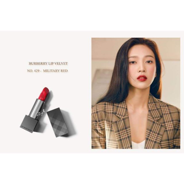 burberry military red lipstick
