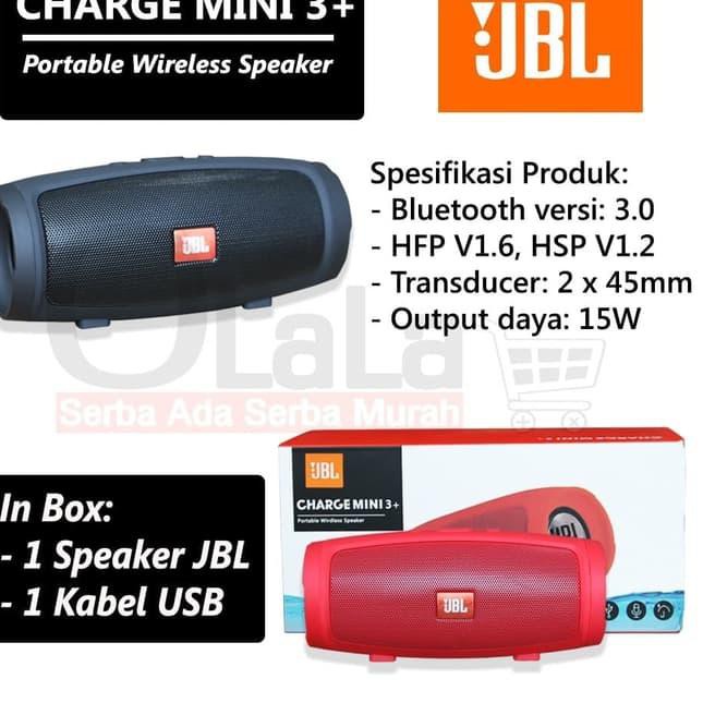 Loa Bluetooth Jbl Charge Mini 3 + Oll-007 97b Kèm Phụ Kiện