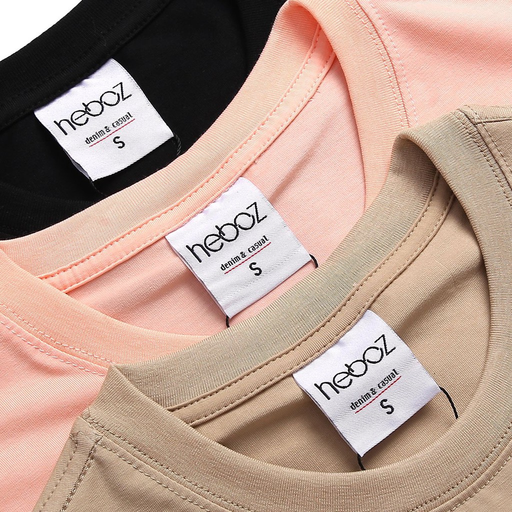 Áo thun nam ngắn tay HEBOZ 1 túi in chữ 4M vải cotton co giãn tốt mát mịn - 00000676