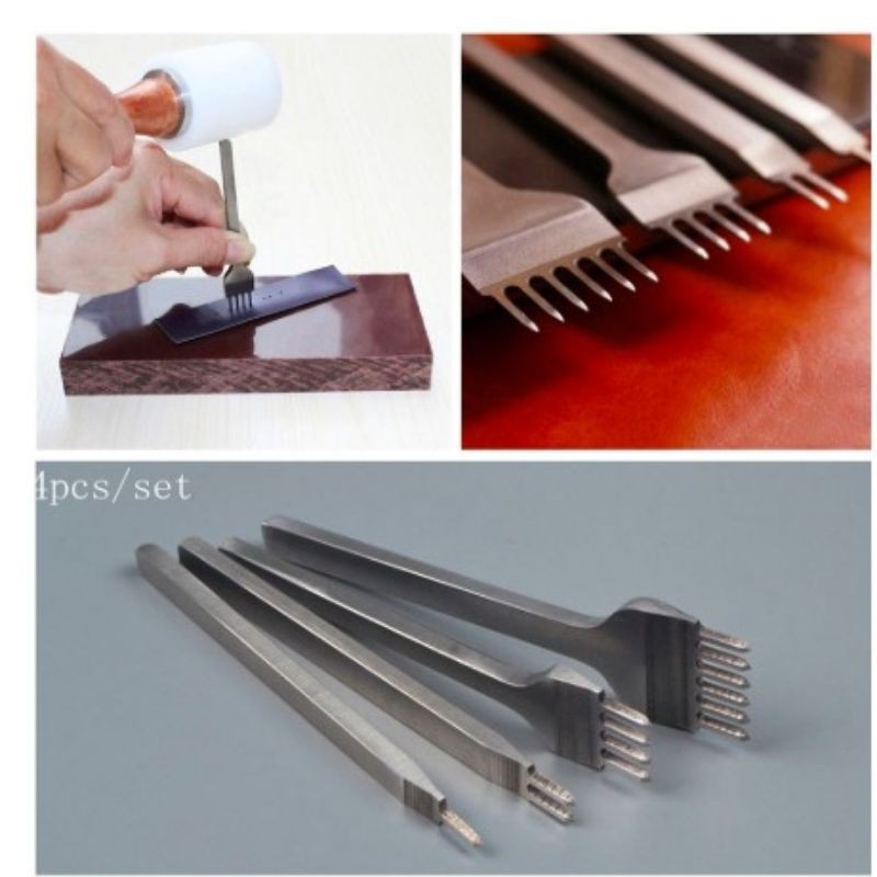 Đục trám khâu thủ công, size 3mm 4mm (4 cây/1 set) (p14)
