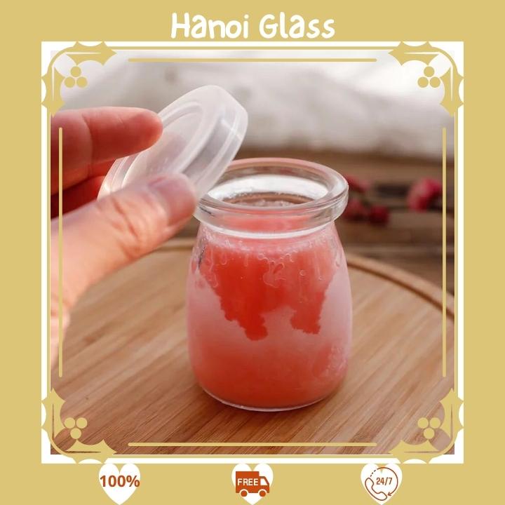 Hũ thuỷ tinh 💍 100ml 💍 làm sữa yến trưng caramen nắp nhựa [ RẺ VÔ ĐỊCH ]
