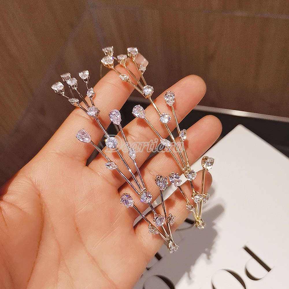 Băng Đô Mỏng Đính Đá Dễ Phối Đồ Thời Trang Cho Nữ