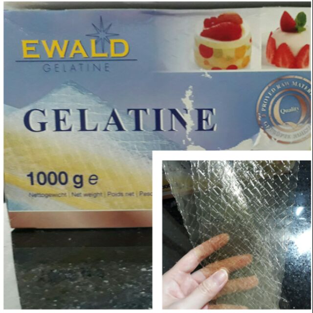 Lá Gealtine Đức - set 5 lá 20g, 4k/1 lá - 3.5g