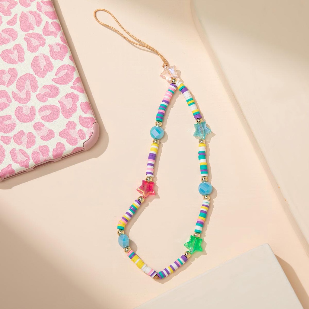 Dây Đeo Điện Thoại Chống Thất Lạc Họa Tiết Hoa Handmade WMES15H